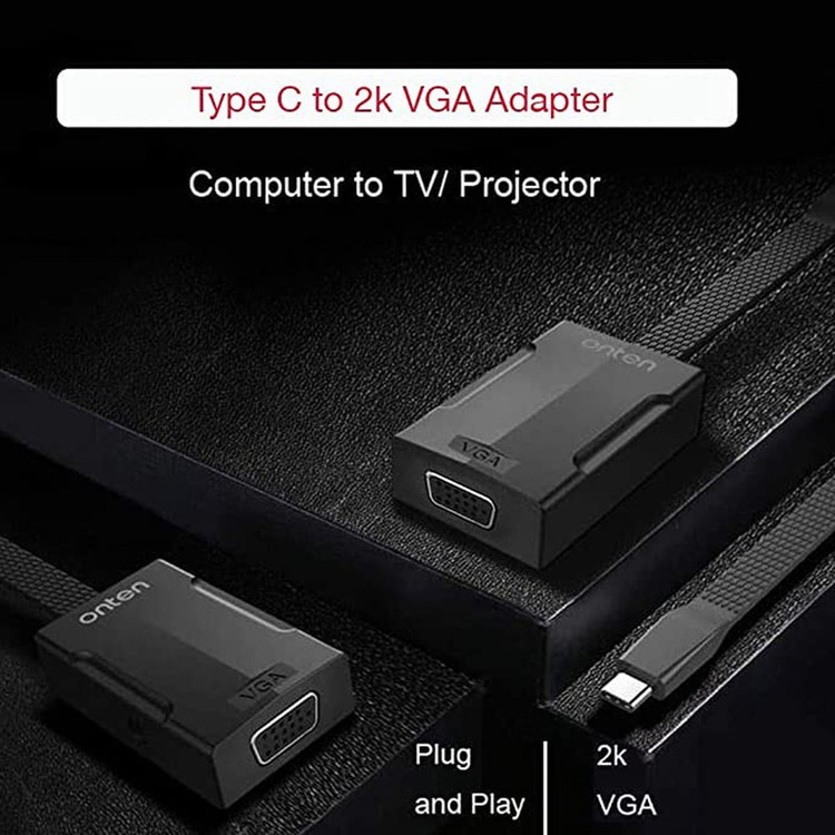 مبدل USB-C به VGA اونتن مدل 9588