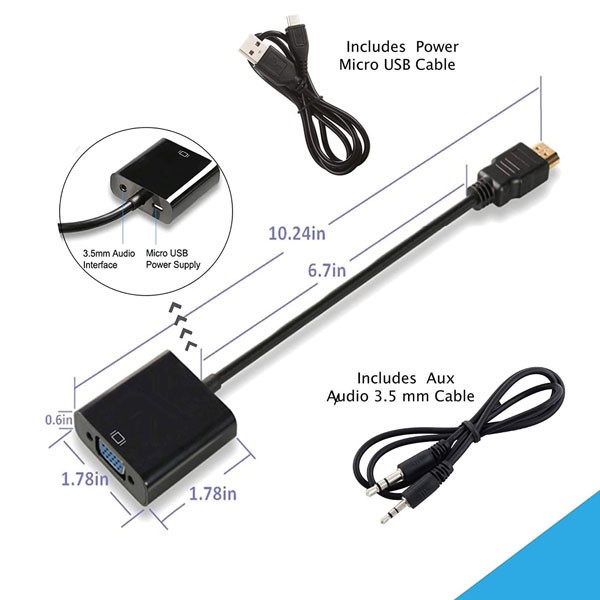 مبدل HDMI به VGA فرانت مدل FN-HVAM