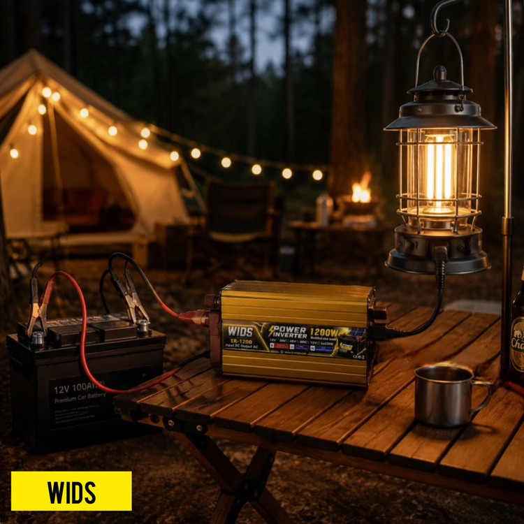 مبدل برق خودرو ویدز مدل 12V-TO-220V-1200W