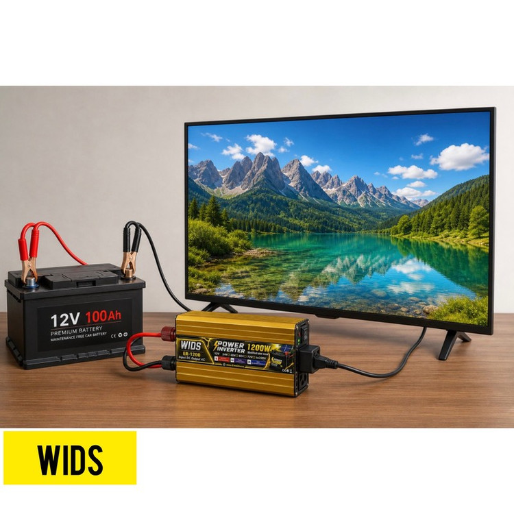 مبدل برق خودرو ویدز مدل 12V-TO-220V-1200W