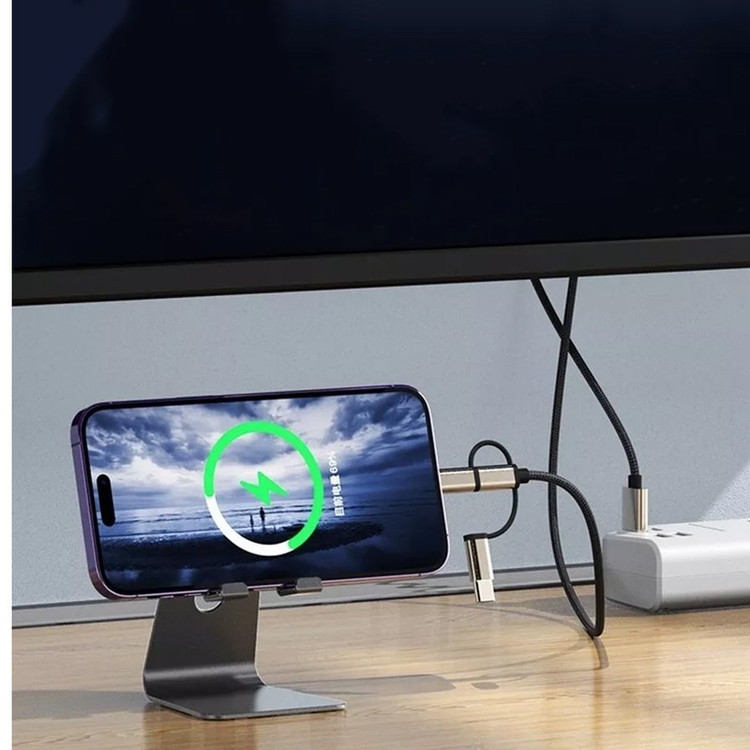 کابل تبدیل HDMI به لایتنینگ / microUSB/ USB-C یسیدو مدل HM14 طول 2 متر