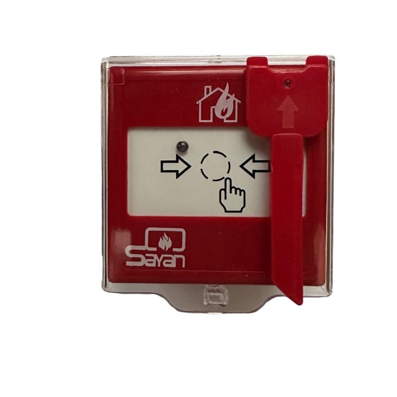 شستی اعلام حریق سایان مدل CN-S1400 بسته 4 عددی