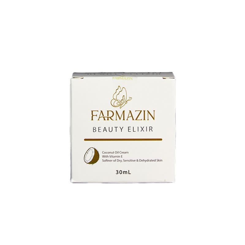 کرم نرم کننده دست و صورت فارمازین مدل روغن نارگیل مناسب برای پوست های خشک حجم 30 میلی لیتر مجموعه دو عددی