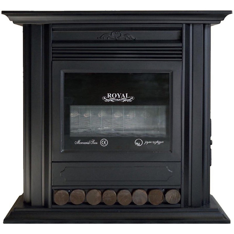 بخاری گازی مروارید سوز شرق طرح Royal Fireplace مدل 25000