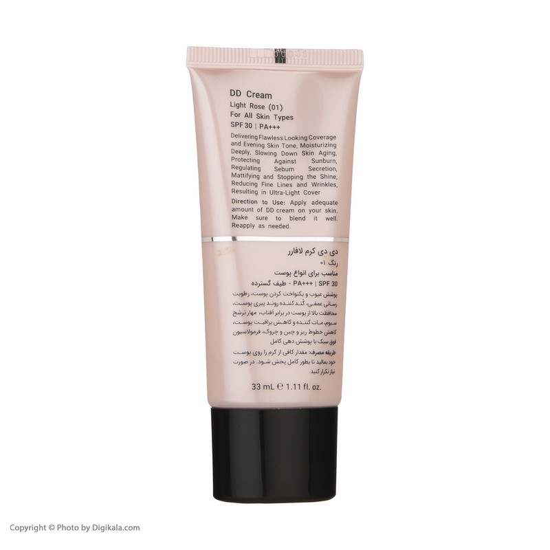 دی دی کرم رنگی لافارر SPF30 مدل 01 مناسب انواع پوست حجم 33 میلی لیتر