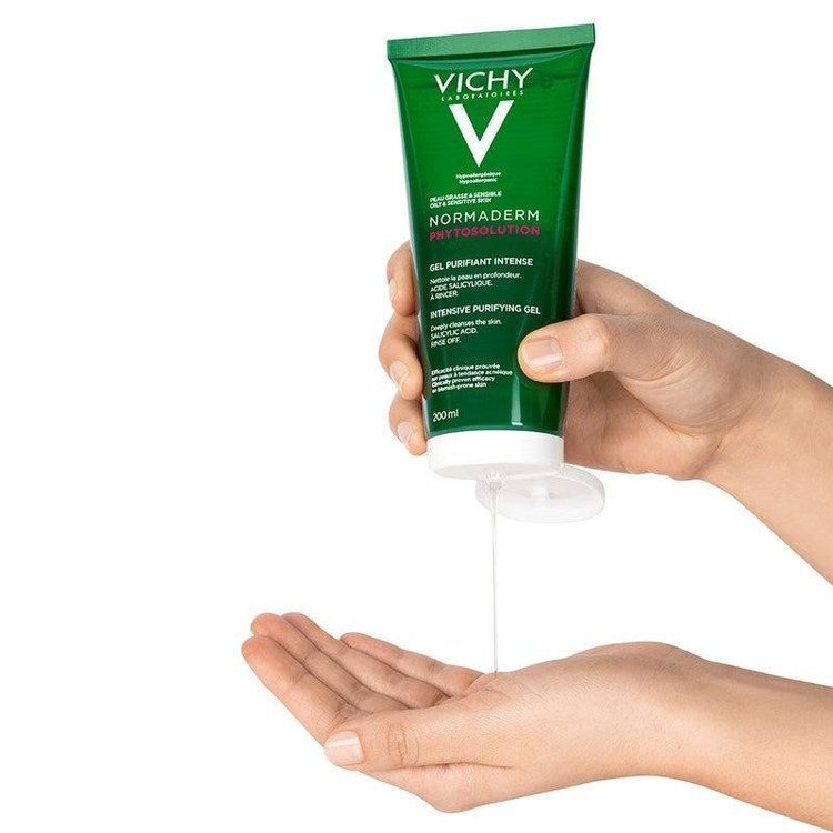 ژل شستشو صورت ویشی مدل PurIfIant Intense حجم 200 میلی لیتر