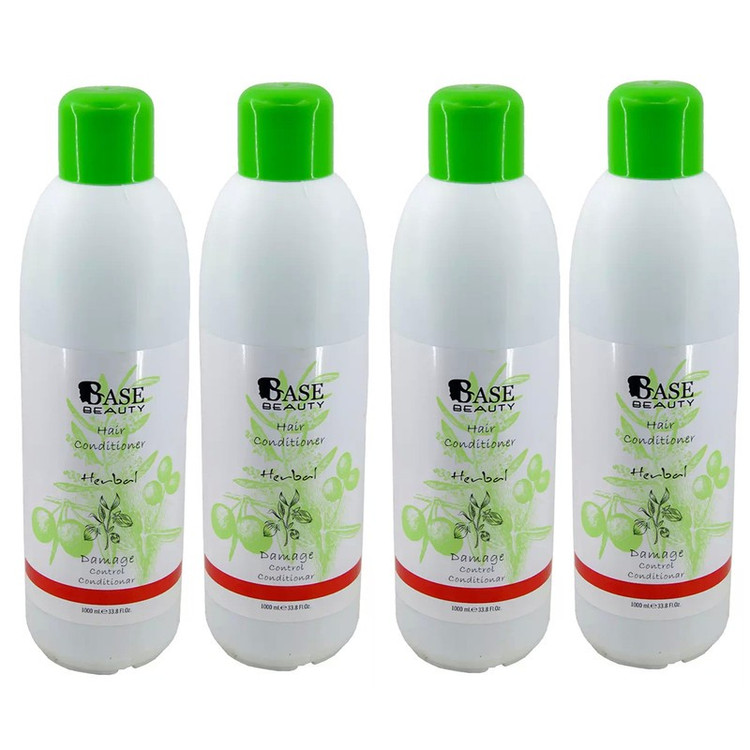 نرم کننده مو بیس بیوتی مدل Herbal2 حجم 1000 میلی لیتر مجموعه 4 عددی