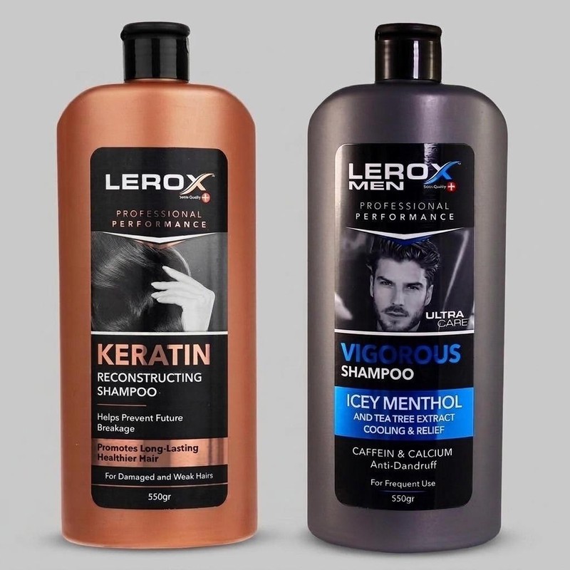 شامپو مو لروکس مدل کراتین حاوی کراتین هیدرولیز شده مناسب موهای شکننده و آسیب دیده، تقویتکننده و افزایش استحکام مو به ...