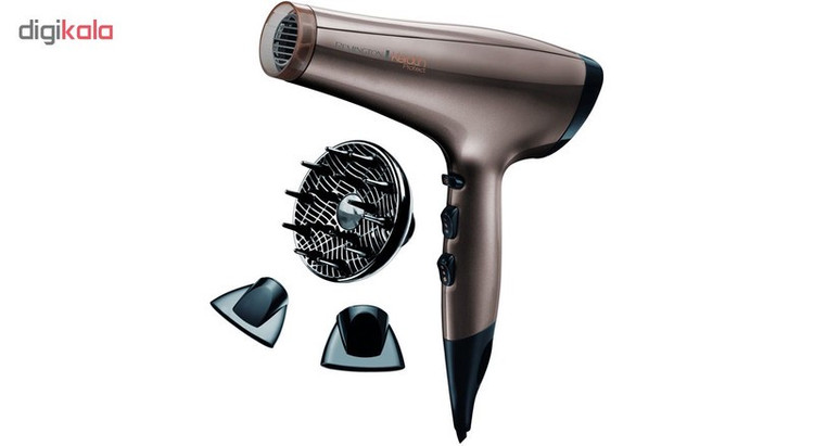 سشوار رمینگتون مدل AC8002 Keratin Protect با موتور AC، توان 2200 وات، فناوری تولید یون، محافظت از کراتین مو، تنظیم دم...