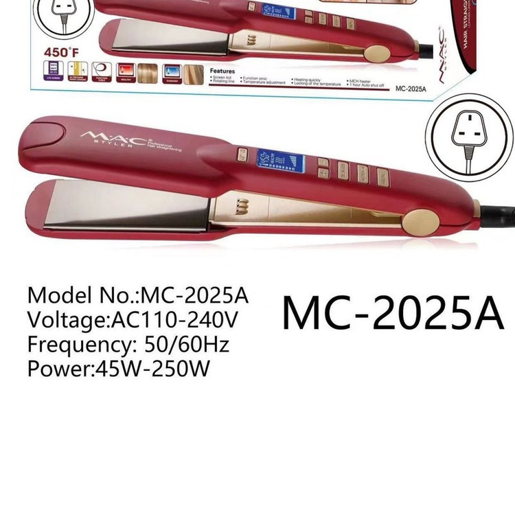 اتو و حالت دهنده ی مو مک استایلر مدل mc-2025A