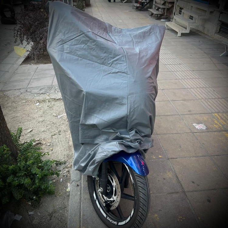 چادر موتور سیکلت رویال اسپرت مدل ضدآب مناسب برای موتور سیکلت TVS Apache 200CC