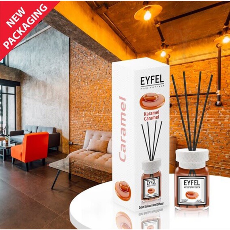 خوشبوکننده هوا ایفل مدل Caramel حجم 120 میلی لیتر