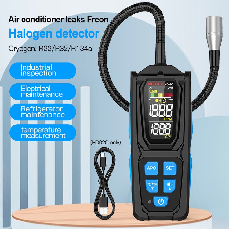 نشتیاب گاز مبرد دیجیتال مستک مدل HD02C