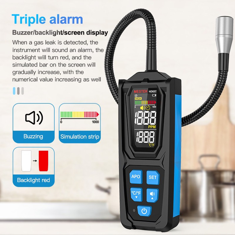 نشتیاب گاز مبرد دیجیتال مستک مدل HD02C