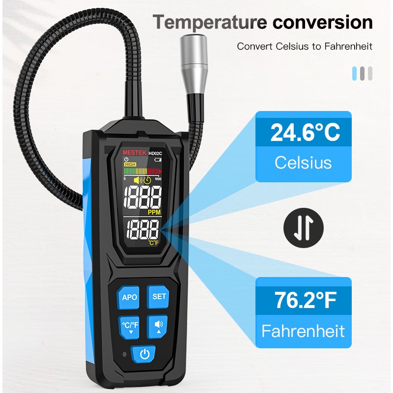 نشتیاب گاز مبرد دیجیتال مستک مدل HD02C