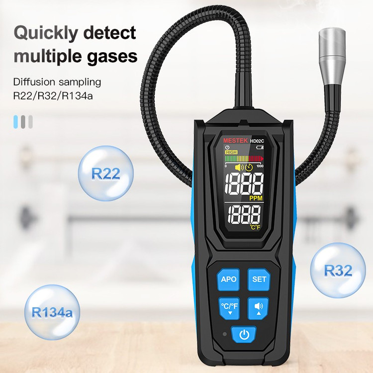 نشتیاب گاز مبرد دیجیتال مستک مدل HD02C
