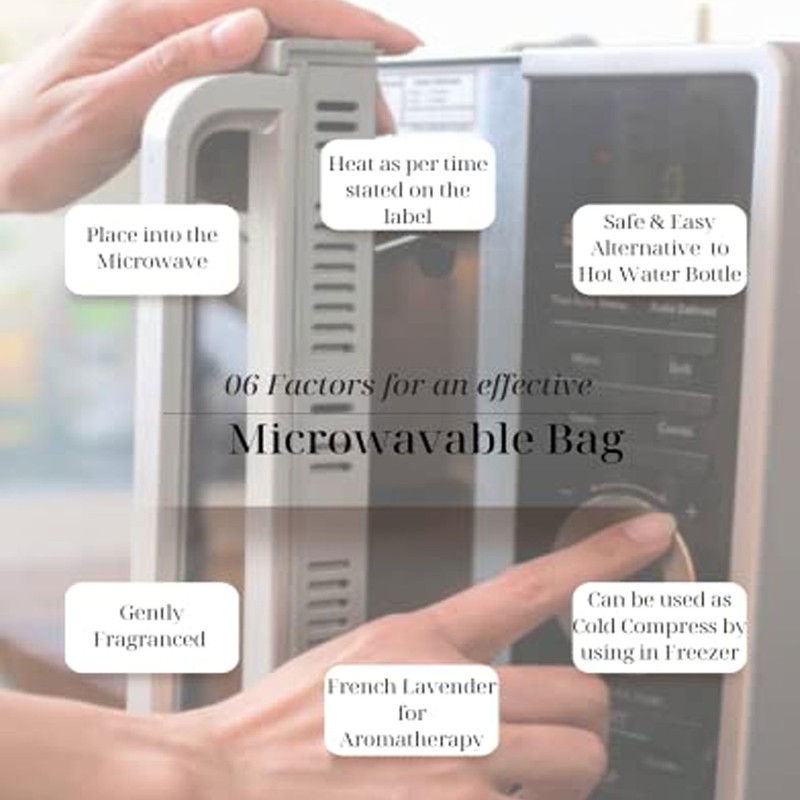 کیسه تسکین درد هیاهو مدل آروماتراپی اسانس رزماری کد Wheat-30x30-2