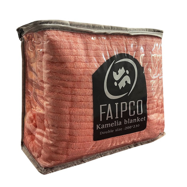 پتو مسافرتی کاملیا مدل FAIPCO دونفره سایز 200230 سانتی متر