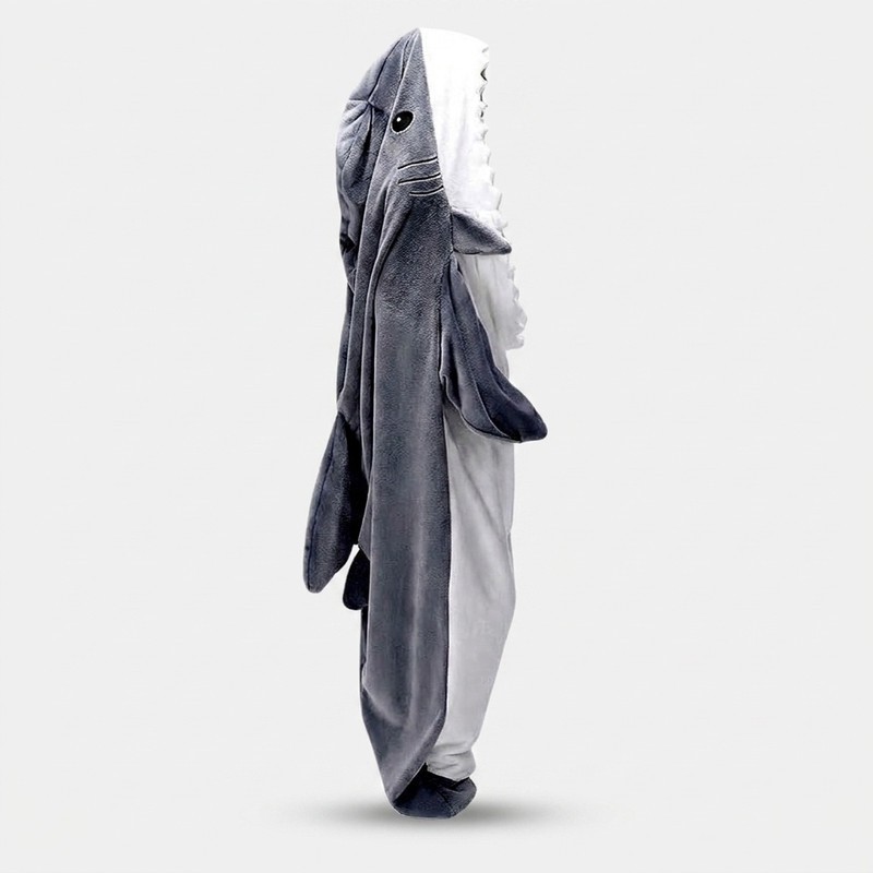 پتو مدل کوسه ای بزرگ سایز 200x75 سانتی متر