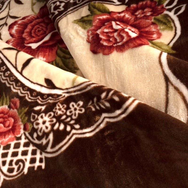 پتو دو نفره گلبافت مدل برتر کد 126 سایز 220x240 سانتیمتر
