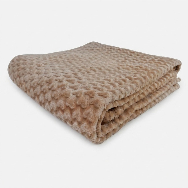 پتو مسافرتی گلبافت مدل ژله ای طرح قلب سایز 210x145 سانتی متر