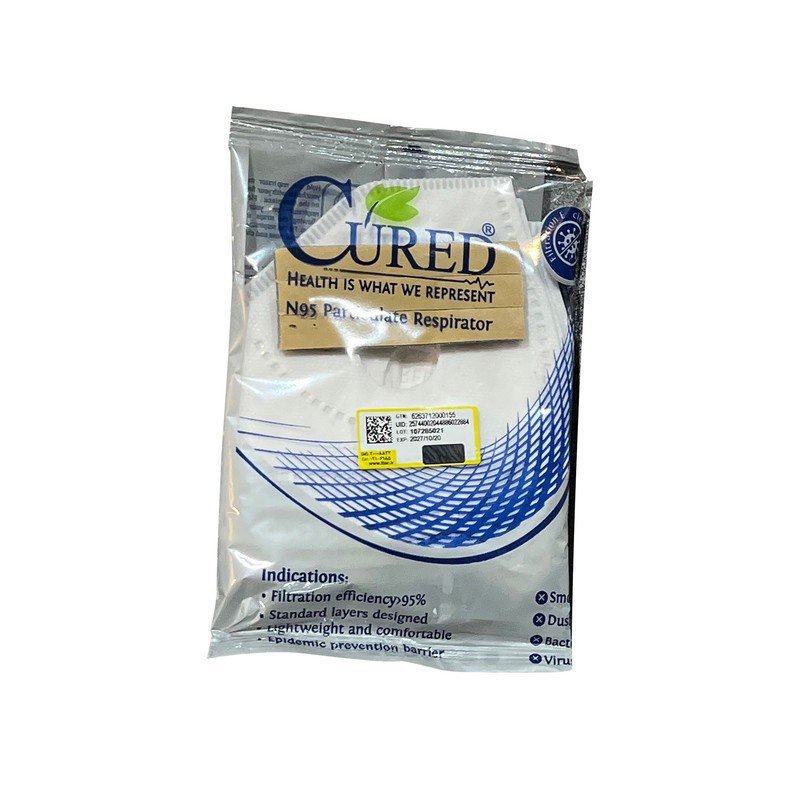 ماسک تنفسی کیورد مدل فیلتر یدک بسته 30 عددی