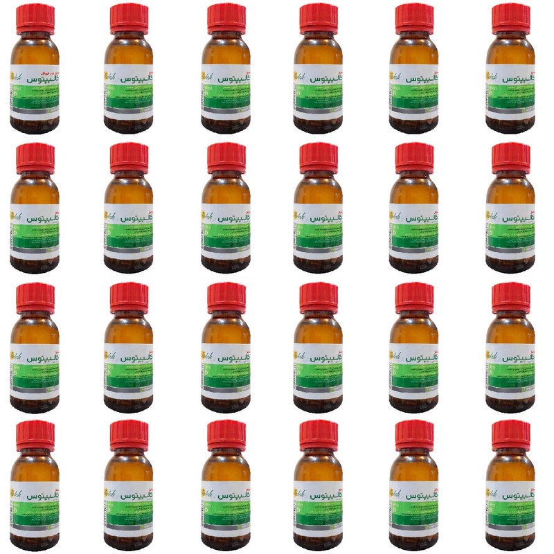 محلول بخور فدک تانیش مدل Eucalyptus60 حجم 60 میلی لیتر مجموعه 24 عددی
