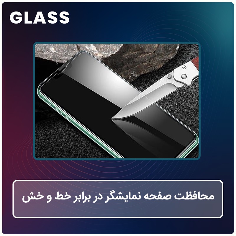 محافظ صفحه نمایش مات گلس مدل Resistant مناسب برای گوشی موبایل اچ ام دی Pulse Plus