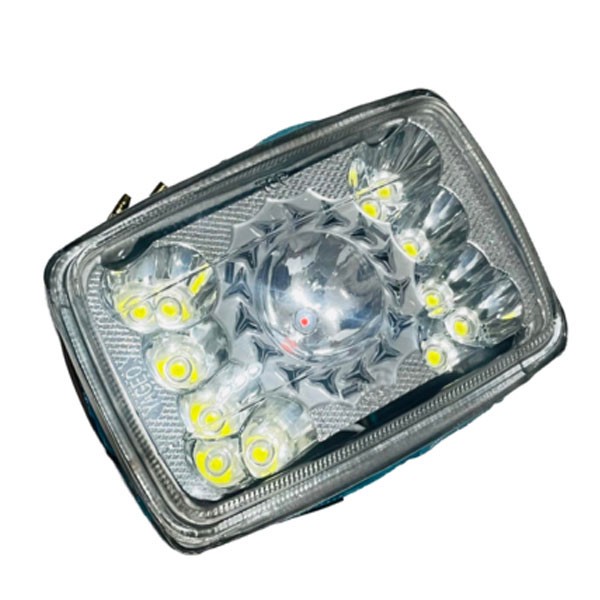 چراغ جلو بلوری ال ای دی موتور سیکلت وارون مدل 12 لنزه کد W-56-SMD مناسب برای هوندا