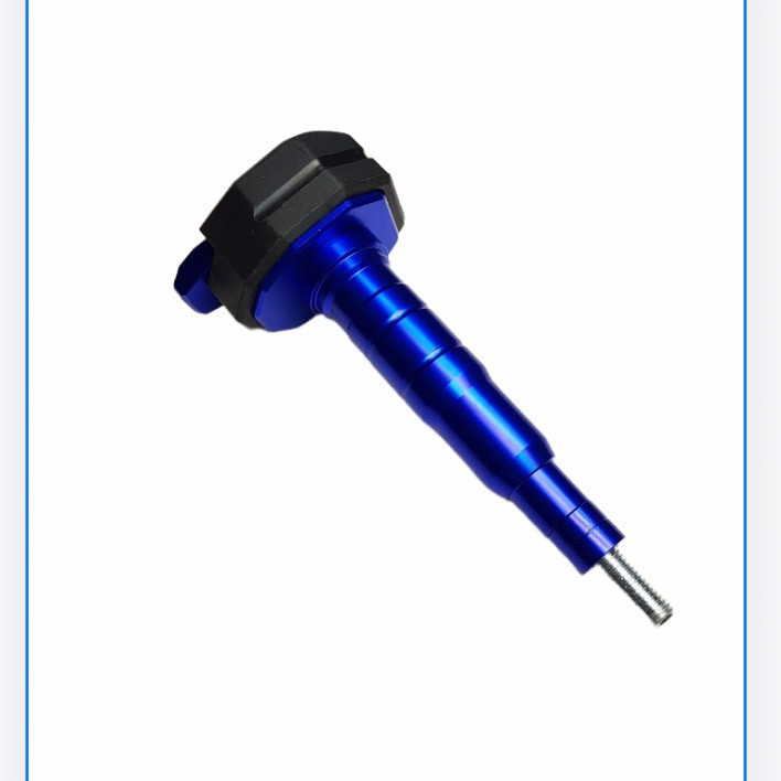 پروتکشن بغل شاسی موتور سیکلت وارون مدل بدنه بلند کد W-86-BLU بسته 2 عددی