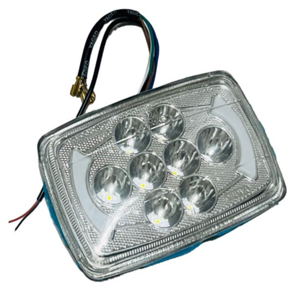 چراغ جلو بلوری ال ای دی موتور سیکلت وارون مدل 8 لنزه کد W-26-SMD-CC مناسب برای هوندا