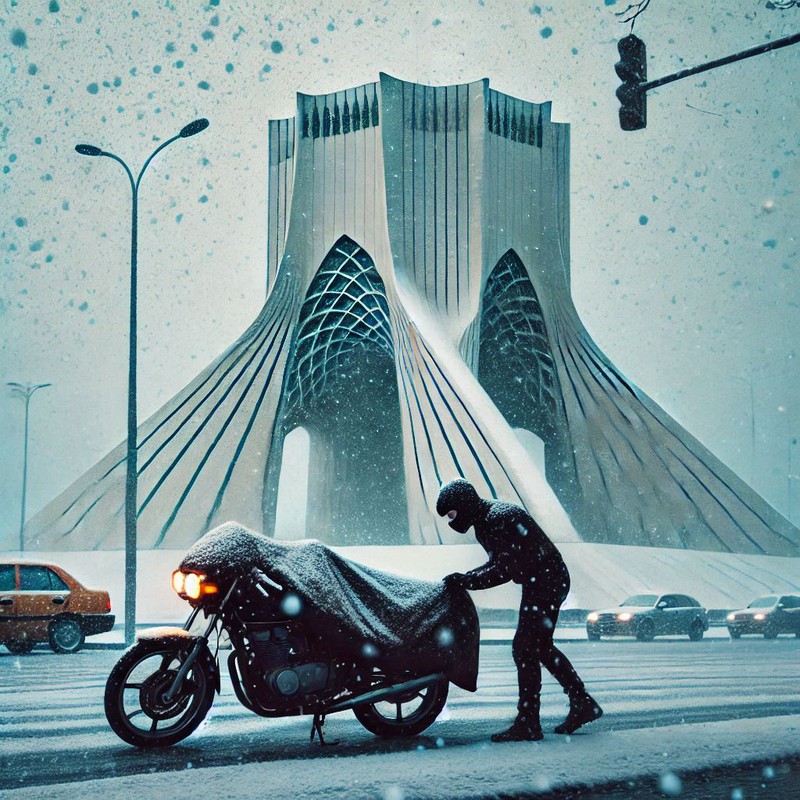 چادر موتور سیکلت رویال اسپرت مدل ضدآب مناسب برای QJ Motor 250 SRK