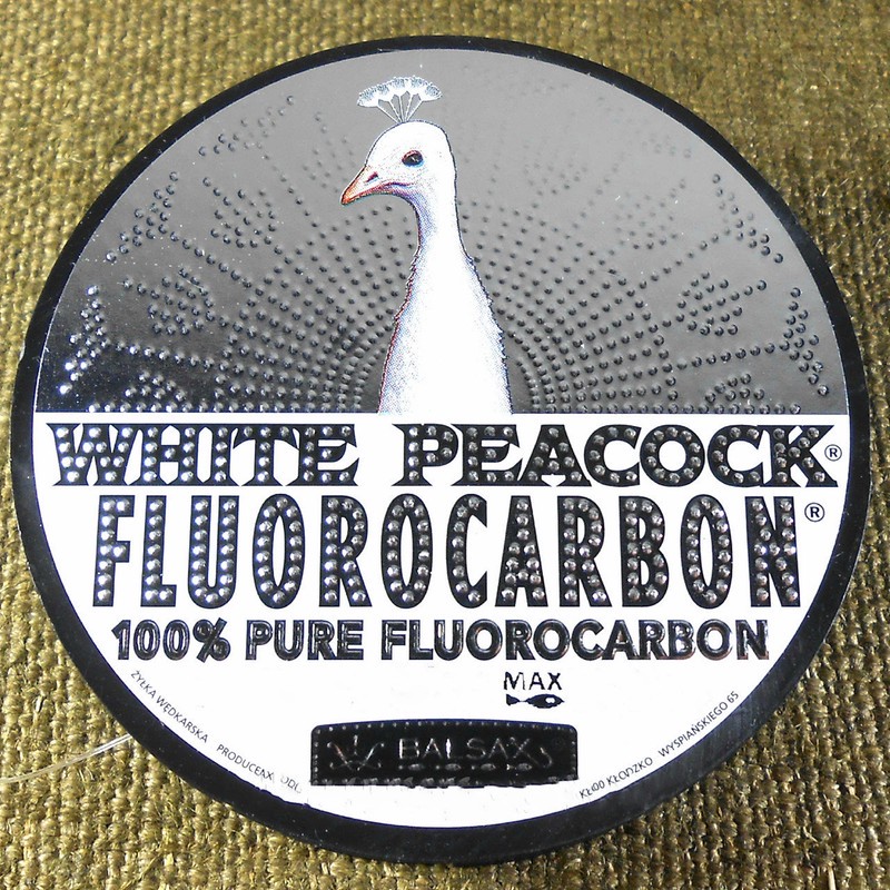 نخ ماهیگیری بالساکس مدل White Peacock-Fluorocarbon سایز 0.14 میلی متر