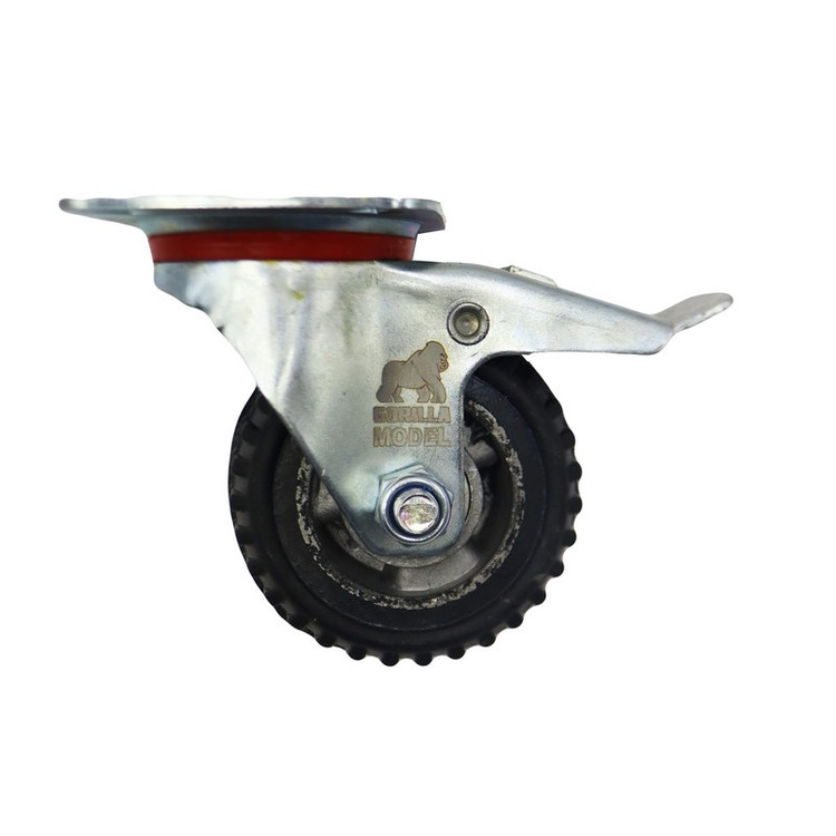 چرخ کفیدار گوریلا مدل ترمز دار کد YPT-GARDAN-10040MM