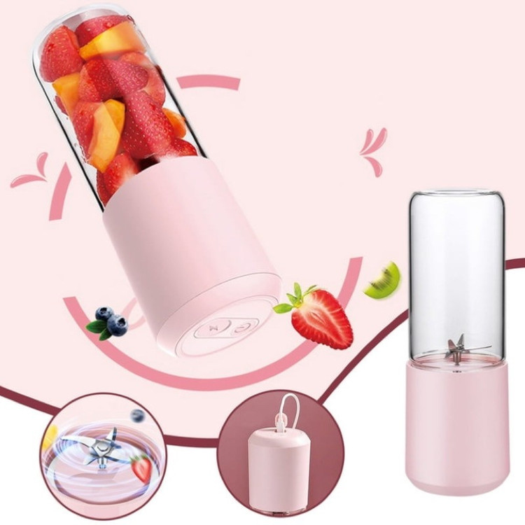 شیکر شارژی مدل Double گنجایش 04. لیتر به همراه لیوان