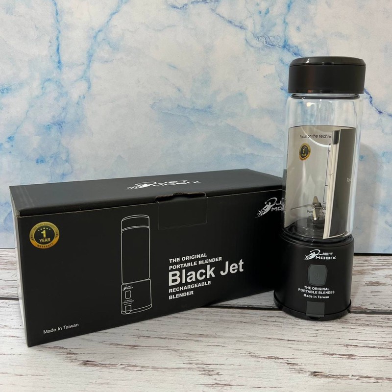 شیکر شارژی جت موبیکس مدل Black Jet گنجایش 0.45 لیتر