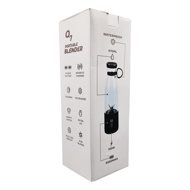 شیکر کوئیک مدل شارژی کد Q7 گنجایش 0.5 لیتر