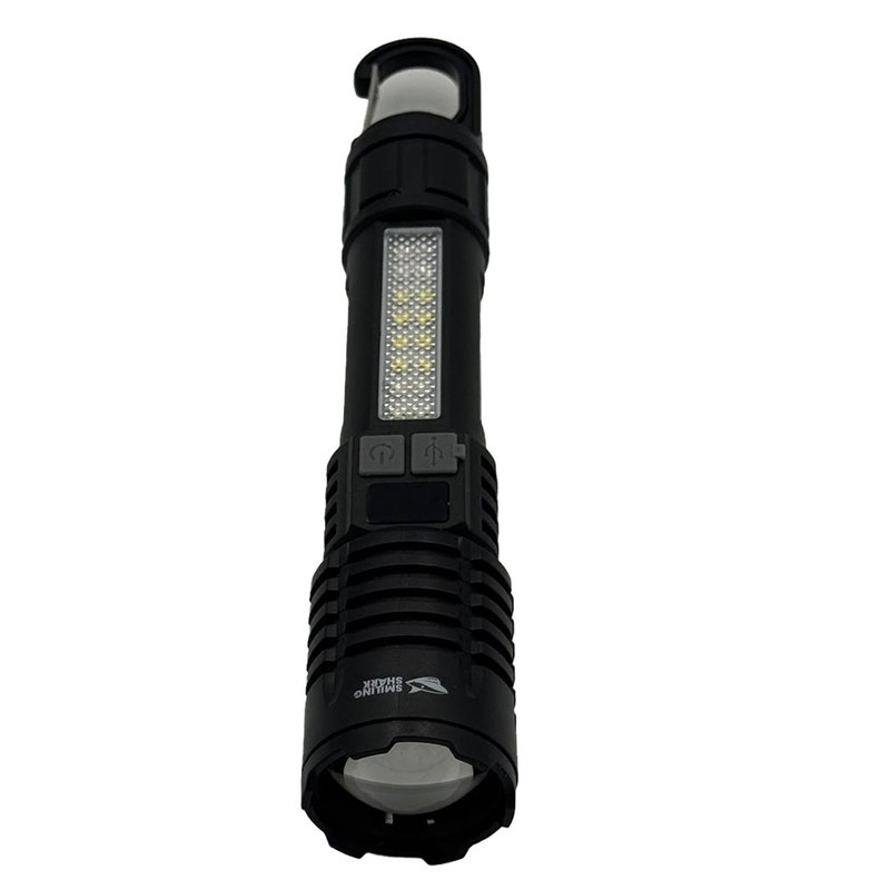 چراغ قوه دستی اسمایلینگ شارک مدل شارژی کد SD-5244 با نور چند رنگ
