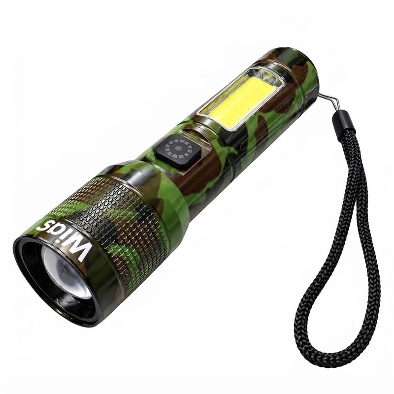 چراغ قوه دستی ویدز مدل ارتشی RL-651 با نور مهتابی