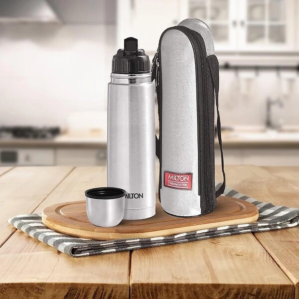 فلاسک میلتون مدل AM-1425 گنجایش 0.5 لیتر به همراه کاور