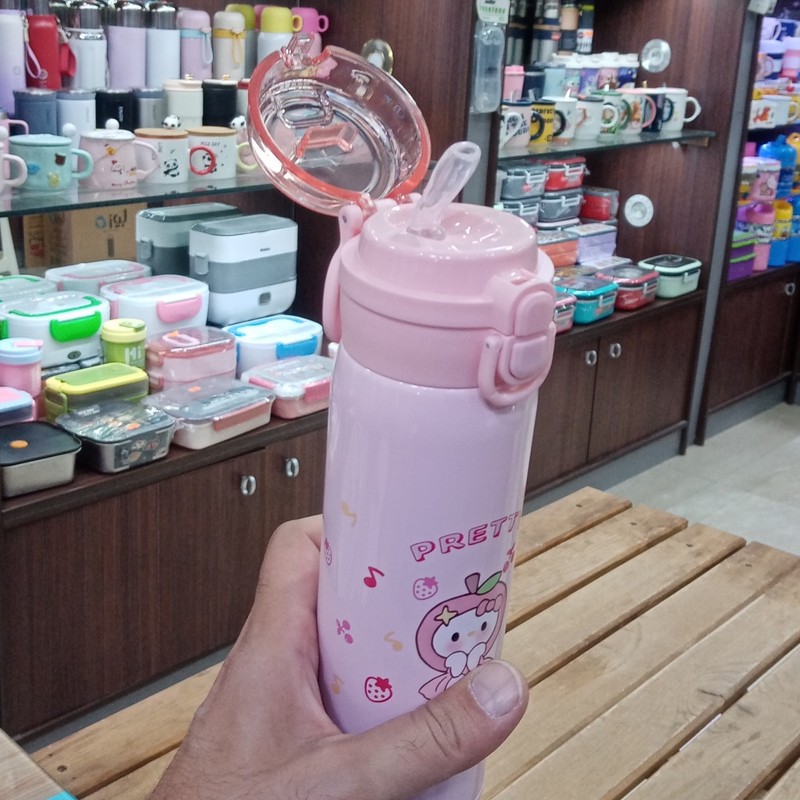 فلاسک کودک مدل دو حالته طرح Pretty گنجایش 0.5 لیتر