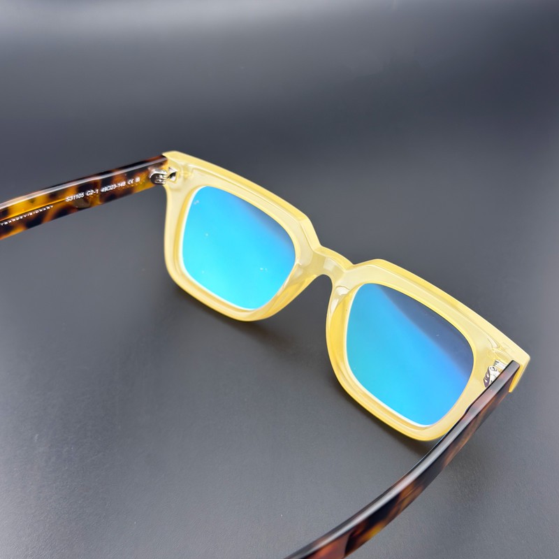 عینک محافظ چشم آلبرت وگ مدل S31105C2-1 Acetate Anti Blue Light