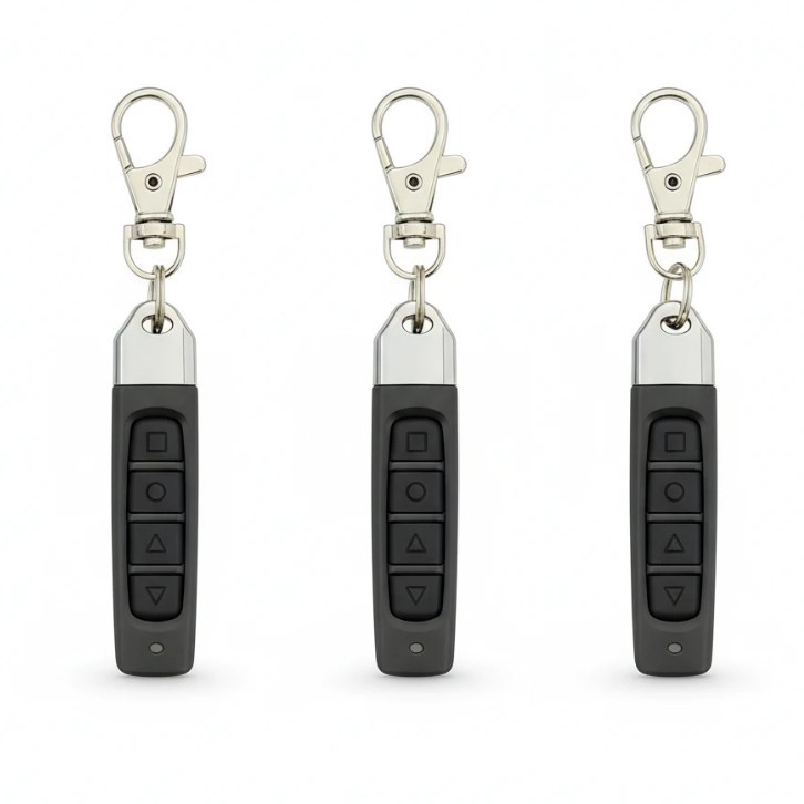 ریموت بلوتوثی دربازکن مدل black pencil کد۴۳۳ مگاهرتز بسته 3 عددی