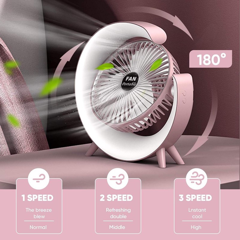 پنکه شارژی مدل Desktop Fan