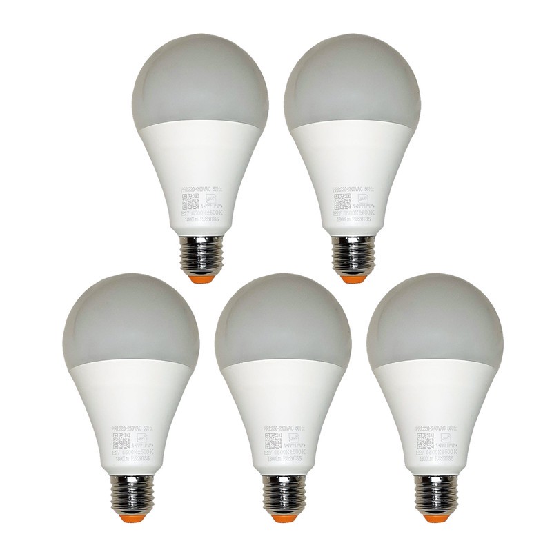 لامپ 12 وات آفتابی نمانور مدل LED پایه E27 بسته 5 عددی