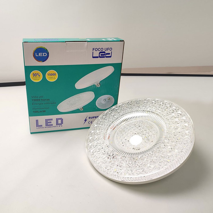 لامپ الایدی 80 وات مدل UFO کریستالی پایه E27