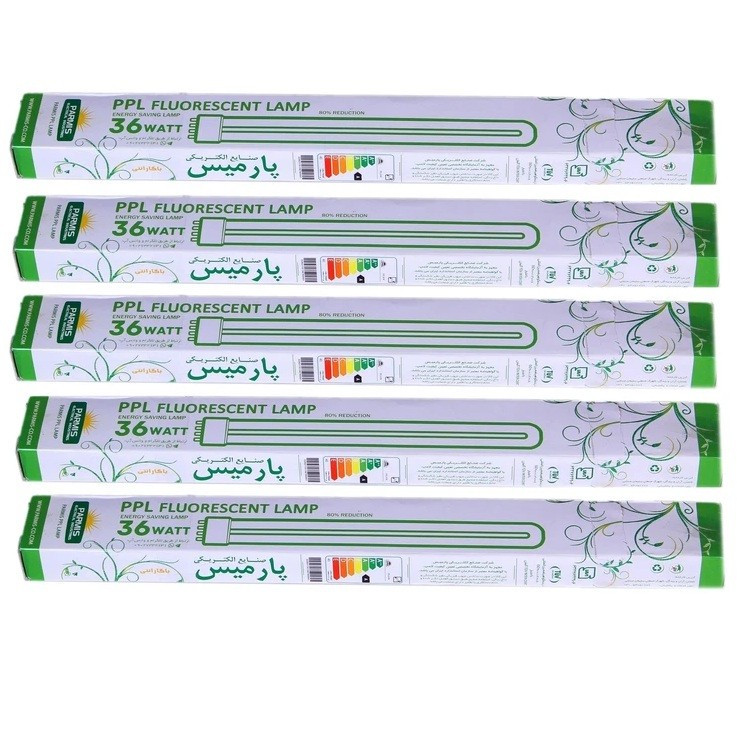 لامپ 36 وات پارمیس کد 005 پایه 2G11 بسته 5 عددی