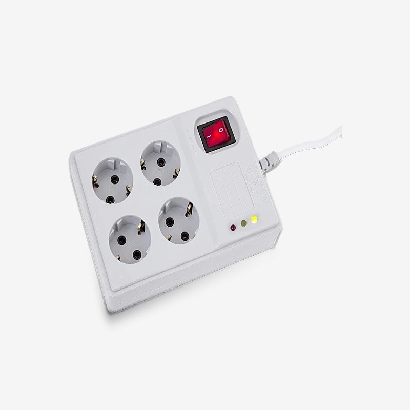 چندراهی برق و محافظ پارت الکتریک مدل PE2204
