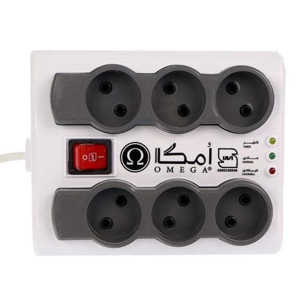 محافظ ولتاژ امگا مدل 6 خانه کلید دار P6000