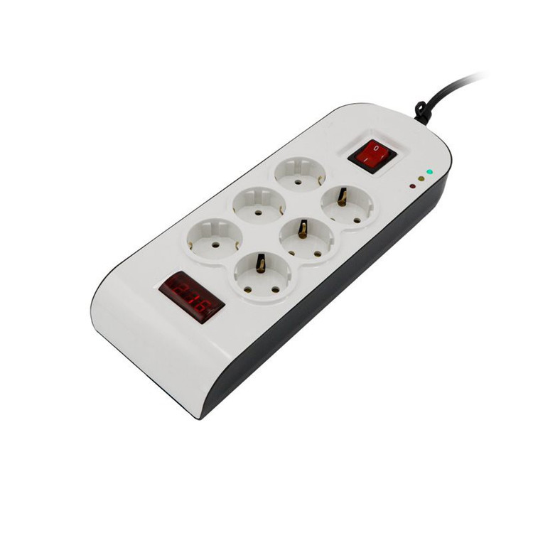 محافظ ولتاژ پارت الکتریک مدل شش خانه کد P8796